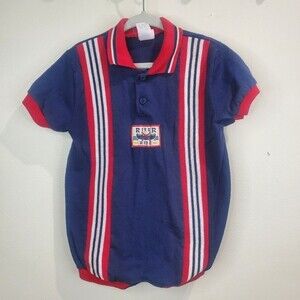 Buster Brown vintage river ride shorts short sleeve romper size 24 months